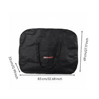 Portable Folding Bike Bag Heavy Duty Folding Bike Travel Bag Shoulder Strap Two-Wheeler Carry Case Double Layer Thick for Cyclists, Commuters
