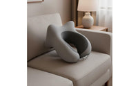 Ergonomic Design Office Rest Pillow Breathable Material U-Shaped Neck Pillow Portable Memory Foam Neck Support Lightweight for Students, Travelers, Car