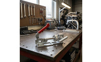 Pipe Installation Tool Compact Manual Pipe Press Heavy Duty Bench Clamp Tool for Plumbers, Hobbyists