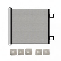 Space-Saving Retractable Pet Gate Secure Retractable Safety Gate No-Drill for Apartments