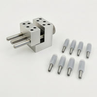Precision Vise with Rubber-Sleeved Rods Portable Tabletop Vise Stable Mini Vice Clamp for Model Makers