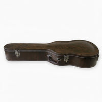 34 Inch Acoustic Guitar Case Arched Top Hardshell Guitar Case Ergonomic Handle Instrument Storage for Travel