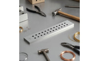 Wire Drawing Plate with Round Holes 24-Hole Jewelry Drawplate with Circular Holes Jewelry Wire-Pulling Plate Heavy-Duty