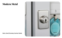 Lockable Wall-Mounted Key Cabinet Theft-Resistant Construction Wall-Mounted Key Organizer Numbered Hooks Management Box Long-Lasting for Property Managers, Office Administrators, Real Estate Agency, Car Dealership, Rental Properties, Factory