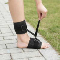 Adjustable Ankle-Foot Orthosis Breathable Ankle Foot Orthosis Anti-Slip AFO Brace Padded for Sleeping, Training