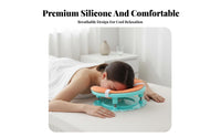 Eye Surgery Recovery Pillow Pressure Relieving Retinal Detachment Support Pillow Ergonomic Design Vitrectomy Recovery Headrest for Bedrooming