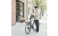 Rear Cargo Rack with Side Rails Clamp-on Two-Wheeler Rear Rack Reflective Stable for Commuters, Daily Commuting