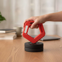 Grip Training Handle with Mounting Post Rigid Strength Training Handle Hand Gripper Adjustable Exerciser Non-Slip for Climbers