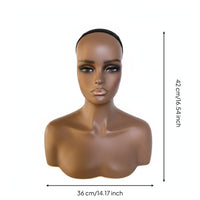 Realistic Mannequin Head Makeup Practice Hairpiece Display Head Material Realistic Mannequin Bust for Beauty School