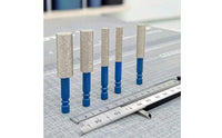 6 Pieces Abrasive Diamond Hole Saw Brazed Hole Saw with Hex Shank Secure Dry Drill Bit Long-Lasting for Tilers, DIYers