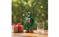 Tinplate Toy Robot Powered Tinplate Robot Shelf Display for Collectors, Photography Prop