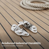 Sturdy Duty Detachable Hinge Stainless Steel Deck Hinge Watercraft Hardware Mirror Polished Easy to Install