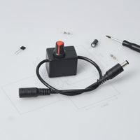 Compact Size DC5521 Speed Control Switch Portable Electronic Component for DIY Projects