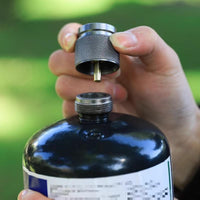 Easy to Install MAPP Gas Adapter Portable Propane Canister Adapter Small Size Outdoor Gear Sturdy for Campers