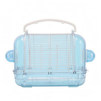 Transparent Hamster Cage Wire Top Plastic Hamster Cage Carrying Handle Ventilated