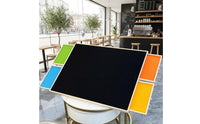 Non-Slip Felt Surface Wooden Jigsaw Organizer Table Solid Wood Frame Adjustable Jigsaw Board with Drawers for Families