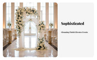 Extendable Iron Art Display Rack Sturdy Construction Wedding Centerpiece Stand Long-Lasting Geometric Metal Frame Stand Elegant Design for Couples, Party, Exhibition