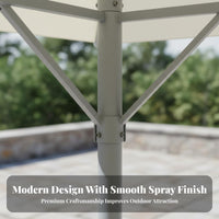 Four-Corner Pavilion Protection Outdoor Gazebo Weather-Resistant Heavy-Duty Event Shelter for Homeowners, Business Owners, Courtyard, Garden, Patio