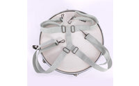 Double Shoulder Drum Strap Metal Hooks Drum Shoulder Harness Light Gray