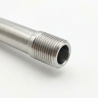 Stainless Steel Mist Nozzle, 1/4 BSPT Pneumatic Spray Tip, Desulfurization Denitrification, 0.5mm Orifice, Industrial Cooling Systems