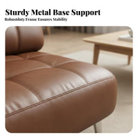 Space-Saving Pull-retractable Sofa Bed Foldable Design Pull-retractable Loveseat Bed two-in-singleUse transformable Seating Extendable Frame for Apartment Dwellers, Students, Homeowners, Small Spaces, Balcony, Office