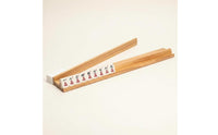 Wooden Mahjong Rack Hands Gaming Tile Game Holder Smooth Finish Letter Tile Stand for Seniors, Kids