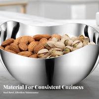 2 Pieces Scalloped Rim Stainless Steel Sauce Bowl Smooth Finish Stainless Steel Sauce Dish Small Portions Sauce Bowl Easy to Clean