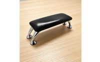 Microfiber Leather Pedicure Hand Rest Cushion Non-Slip Manicure Hand Rest Stainless Steel Legs Beauty Tool Padded Top