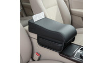 Universal Armrest Cover Box Elevator Non-Slip Surface Center Console Cushion with Storage Breathable Material Armrest Cover Organizer for Road Trips