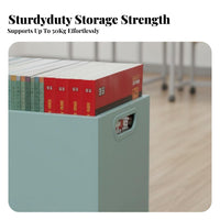 Rolling beneath-desk wheeled organizer With casters Organizer container Large Capacity for Study Room