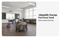 Rolling Book container with casters Storage Box debrisresistant for children, Apartment Dwellers