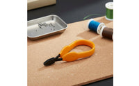 Ergonomic Handle Hackle Pliers Non-Slip Grip Fly Tying Feather Clip High-Carbon Steel Lure Making Clamp Long-Lasting for Beginners