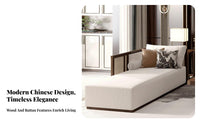 New Chinese design Minimalist Wooden Sofa Set sturdy Wood Frame Lounge Suite Modern Aesthetic Household Furniture for Homeowners, Interior Designers, Design fans, Living Room, Villa, Reception Area
