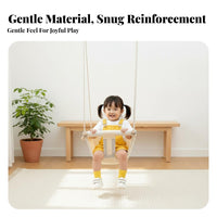 Young Child Cradle Hanging Seat Protected Cloth Cradle Seat High Rear Assist Hanging Chair for Infants, Young Childs, Outdoors, Rearyard, Playroom