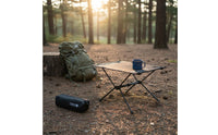 Lightweight Folding Camp Table Aluminum Alloy Frame Camping Table Wear-Resistant for Campers, Picnic