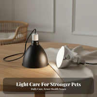 Pet Sun Lamp Promotes D3 Synthesis Pet Heat Lamp Simulates Sunlight UVA UVB Basking Light for Cats, Dogs