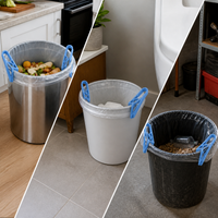 Garbage Bag Clips - Non-Slip Trash Can Liner Holders, Durable & Convenient