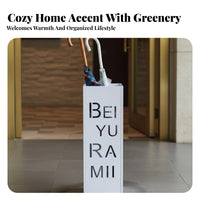 Umbrella Stand Waterproof Umbrella Storage Bin Space-Saving for Apartment Dwellers, Business Owners, Lobby, Hallway, Mudroom