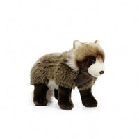 Raccoon Dog Stuffed Toy Soft Stuffed Raccoon Dog Soft-Furred Cuddly for Children, Nursery, Desk