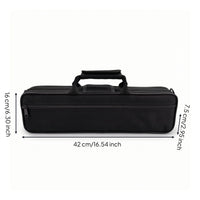 16-Hole Flutes Case Lightweight Flutes Case with Shoulder Strap Compact for Flutists, Artists, Commuting, School