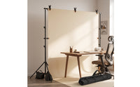 Photography Background Stand Kit Adjustable Backdrop Stand Kit Portable Backdrop Support System for Photographers, Vloggers, Video Shoots, Home Studio