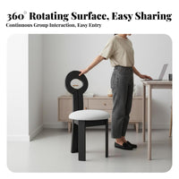 raiseTop Folding Dining Table Space-Saving Height-Adjustable Coffee-to-Dining Table Mobile with casters Expandable surface