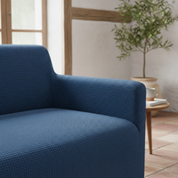 Solid Color Corn Velvet Thickened Stretch Sofa Cover All-Inclusive Non-Slip Couch Slipcover