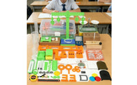 Junior High Physics Kit Green Holder Stand Stand Physics Experiment Kit and Metal Learning Aid