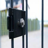 10 Pieces Fence Panel Bracket Fence Mounting Bracket Pre Drilled Post to the Panel Connector for Home Improvers