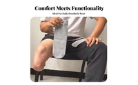 Pure Cotton Residual Limb Sock Thickened Below Knee Amputee Sock Breathable for Amputees
