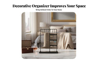 Marble Base Jewelry Rack Multi-Functional Marble Base Jewelry Display Earring and Necklace Holder Space-Saving for Vanity Table