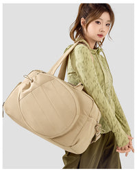 Water-Resistant Large Capacity Tennis Travel Bag with Trolley Sleeve
