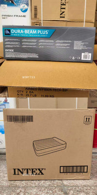 intex 充气床垫 双人家用床加厚双层简易床气垫床现货
