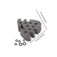 Fly Tying Organizer Slots Fishing Gear Rubber Rings